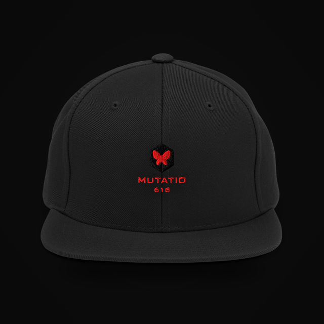 Snapback — full MUTATIO618 lockup