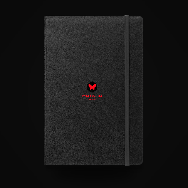EDC Notebook — full MUTATIO618 lockup