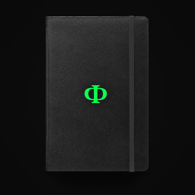 EDC Notebook — Φ phi, green